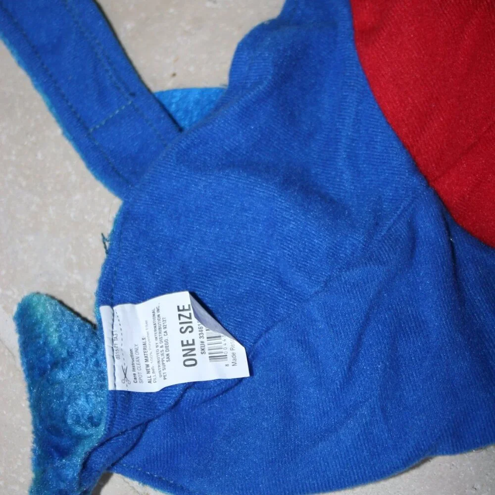 Shark Outfit for Cat or Small Dog (NWOT)